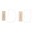 thumbnail image 1 of 2 Uds Espejo Acrílico Irregular para Maquillaje, Tocador, Espejo, Soporte de , Decoración, 1 of 7