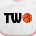 thumbnail image 4 of Inktastic Second Birthday Basketball Two Boys or Girls Baby Bib, 4 of 4