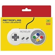 Retroflag Classic Wired USB Video Game Controller for Windows & Raspberry Pi, US Styple