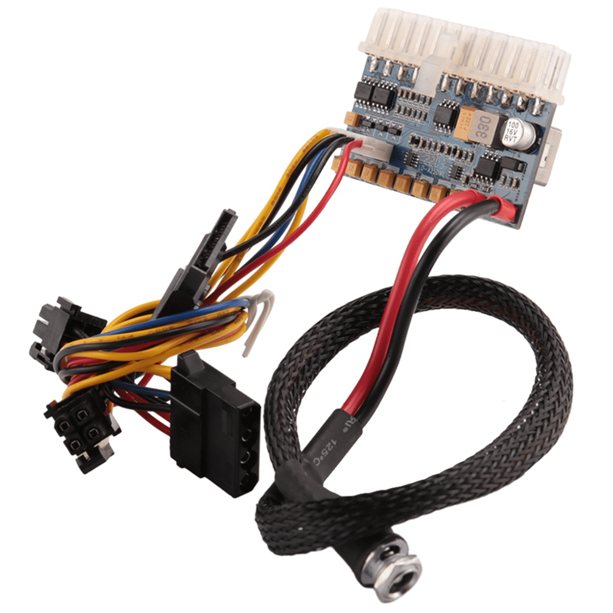 Portable DC 12V 250W 24Pin ATX Connect with Motherboard Mini ITX Power Supply Pcio PSU Module for PC,1 x Module,As Shown