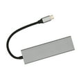 thumbnail image 2 of USB C Hub 6 en 1 aleación de aluminio 100W PD carga 4K UHD 5Gbps transmisión USB C divisor para TV Monitor proyector, 2 of 8