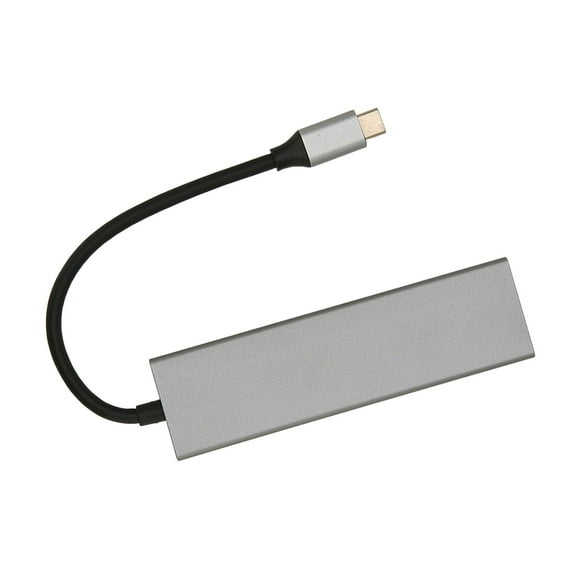 USB C Hub, Plug And Play 6 In 1 USB C Adapter 100W PD Charge For Projector