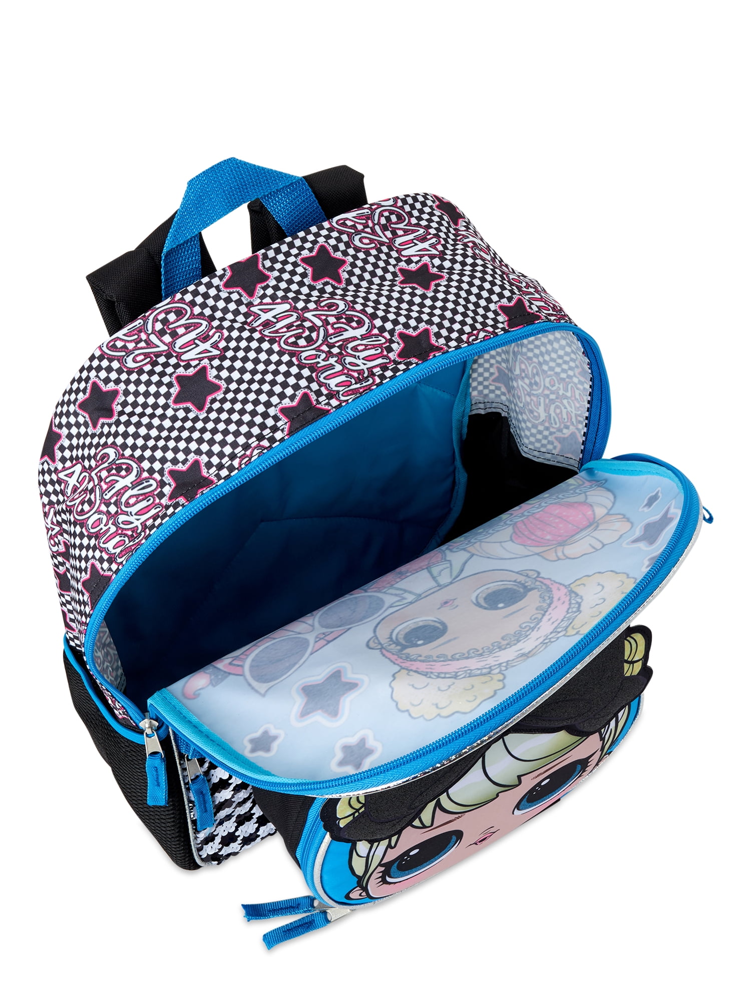 L.O.L Surprise! Glam Squad Girls' Backpack with Lunch Bag 5-Piece Set