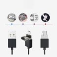 thumbnail image 4 of USB-C Digital Microscope, 10X to 200X Magnification with 8 LED Lights, Handheld Rotating Metal Stand, 4 of 5