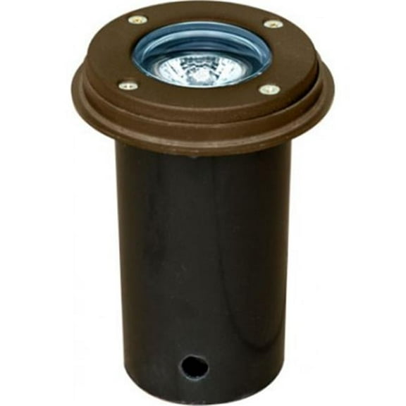 Dabmar Lighting LV301-BZ-SLV 12V MR16 Well Light without Grill & PVC Sleeve, 20W - Bronze