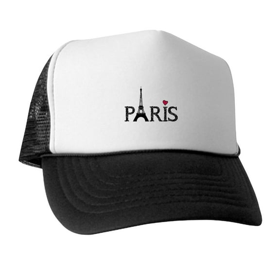 CafePress - Paris - Adjustable Unisex Printed Trucker Hat with Mesh Back