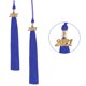 thumbnail image 1 of Fiudx Juego de Borlas de Graduación, Diseño de Colgante de 2021, Elegante Poliéster Negro, Ideal para Ceremonias de Graduación, Accesorios para Fotos, 40 Cm de Largo, Paquete de 8, 1 of 5