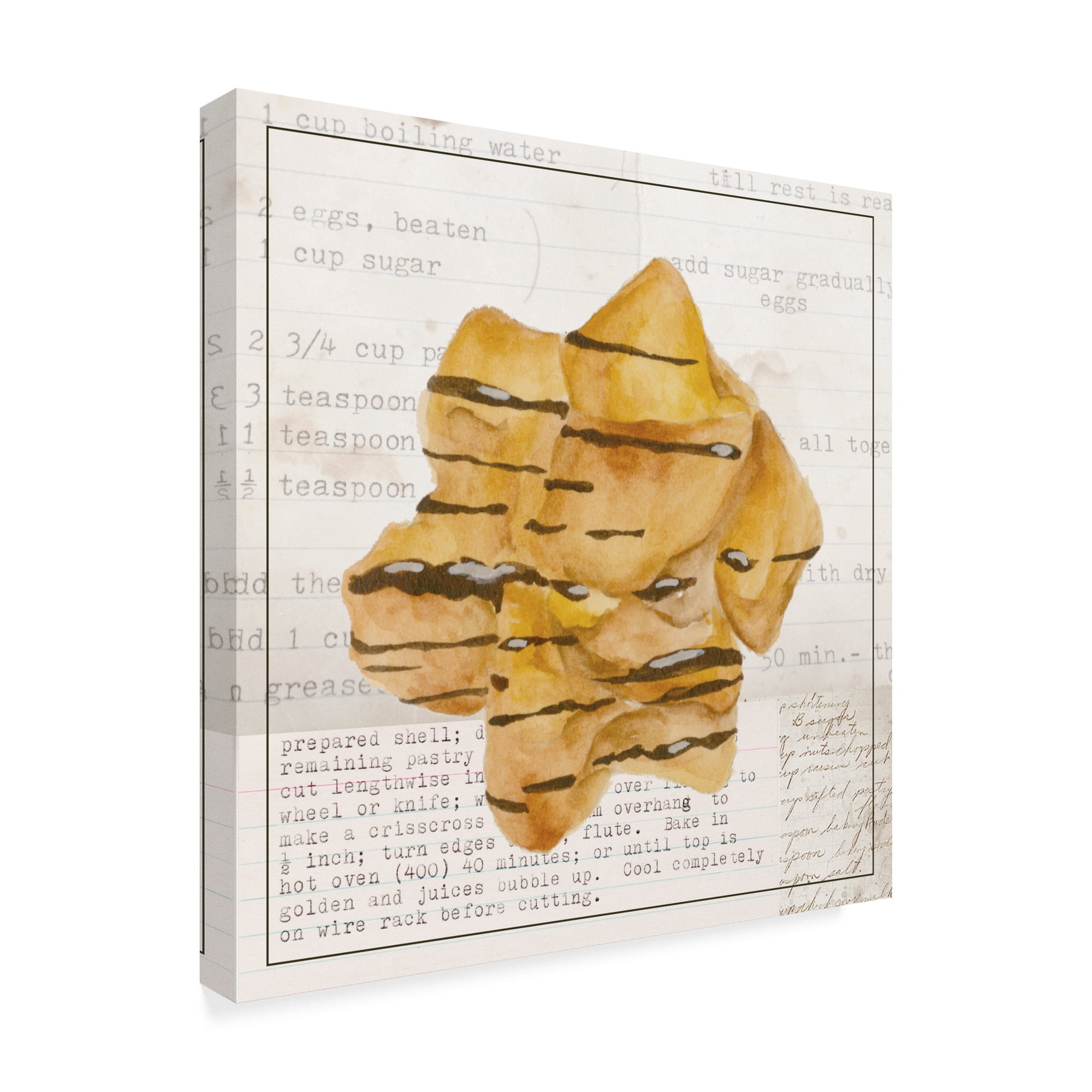 Trademark Fine Art 'Sweet Tooth Pastries I' Canvas Art by Melissa Wang