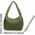 thumbnail image 6 of MAOYA Quilted Tote Bag Large Puffer Crossbody Bag Women Quilted Carryall Puffy Shoulder Bag Padding Hobo Bag, 6 of 6