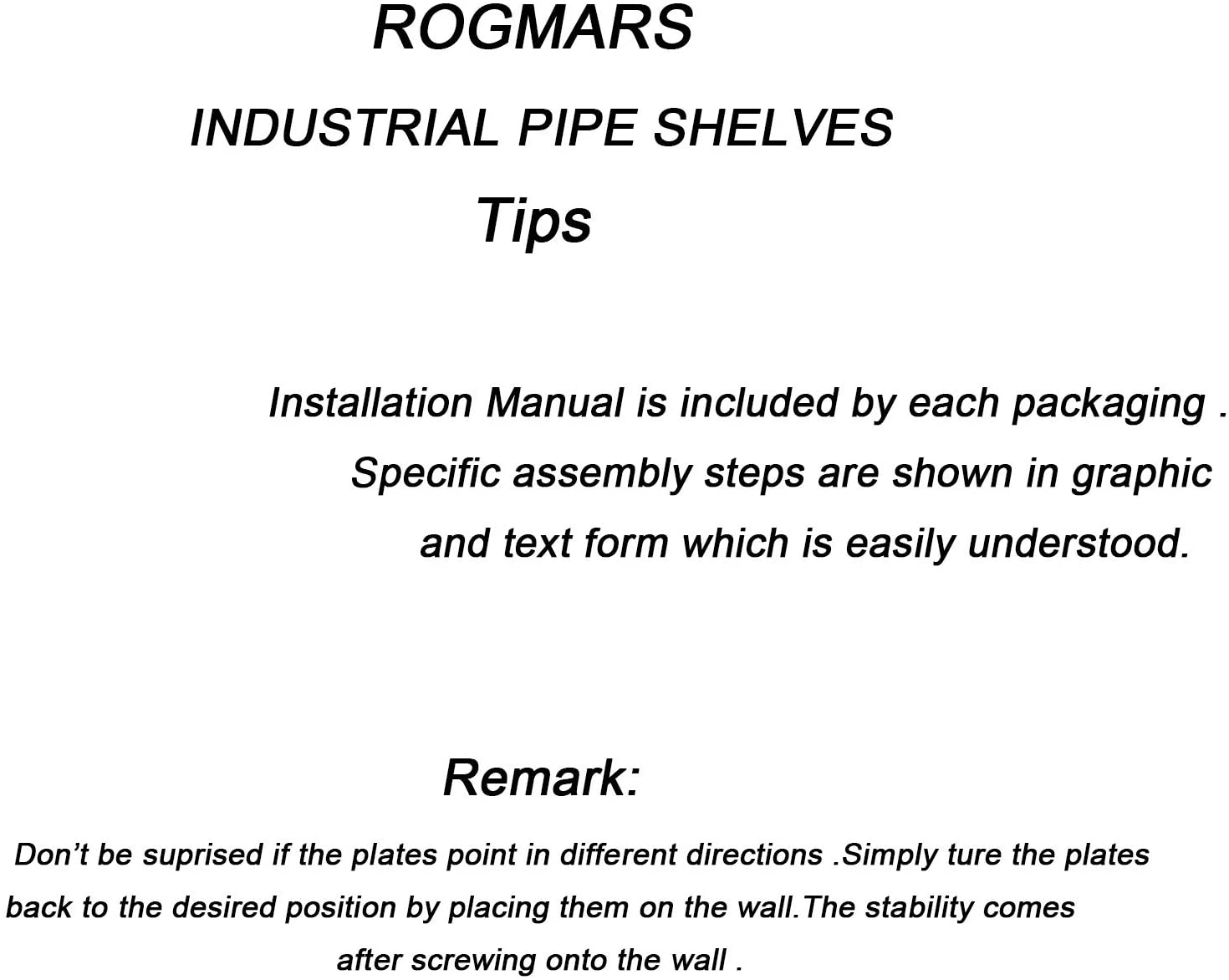 CHALKSEA Industrial Pipe Shelving Iron Pipe Shelves Industrial Bathroom