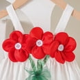 thumbnail image 6 of GXWEA Girls Sets Toddler Girl Sets Summer Toddler Girl Clothes Baby Girl Sleeveless Shirt Shorts Set Cute Outfits, 6 of 9