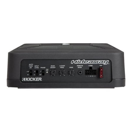 KICKER - Hideaway 8" Subwoofer with Enclosure and Integrated 150W Amplifier - Black