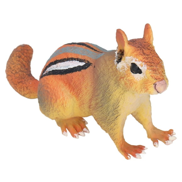 Chipmunk Stuffed Animal Plushie,Chipmunk Toy Cute Lifelike Appearance Vivid Colors Eco Friendly Durable PVC Chipmunk Figurine for Home Party Game Gifts for Kids