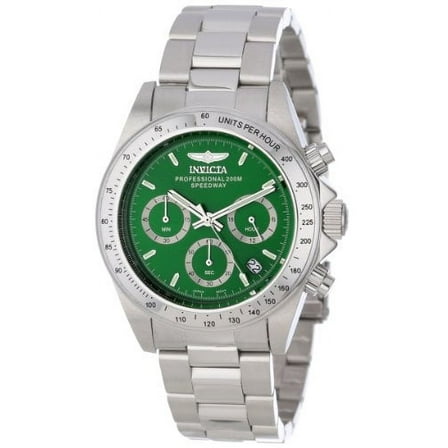 Invicta Speedway Chronograph Green Dial Stainless Steel Men's Watch 14384