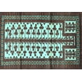 thumbnail image 1 of Ahgly Company Indoor Rectangle Persian Light Blue Traditional Area Rugs, 8' x 10', 1 of 4