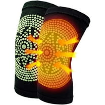 2 Pack Men Women Knee Braces Knee Compression Sleeve Winter Warm Thermal Cotton Leg Warmer Support for Cycling Skiing Running Tendonitis Arthritis Pain Relief Knee Pads Protector (Black)