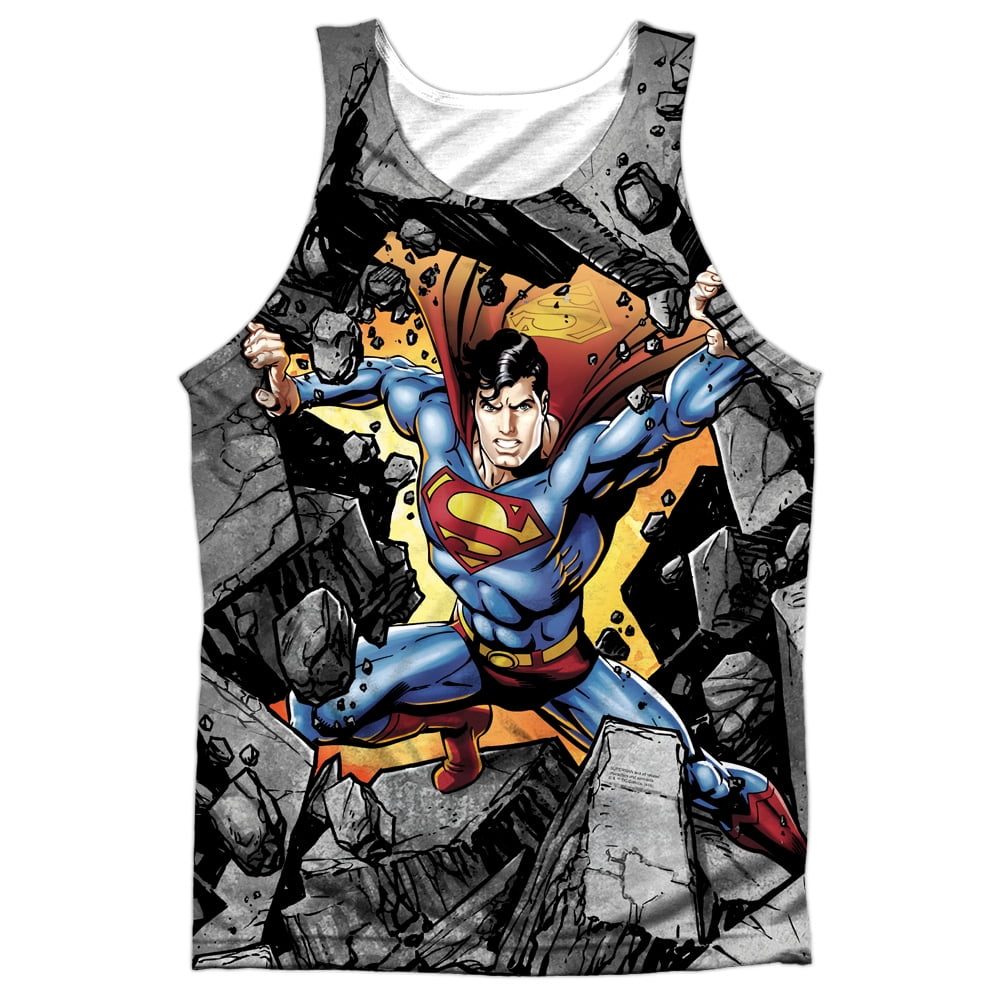 Trevco Superman Break On Through Tank Top XXLarge Walmart