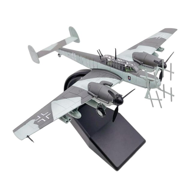 KLKCMS 1:100 BF-110 Fighter Model ,with Stand Display Model ,Night Version BF-110 Plane