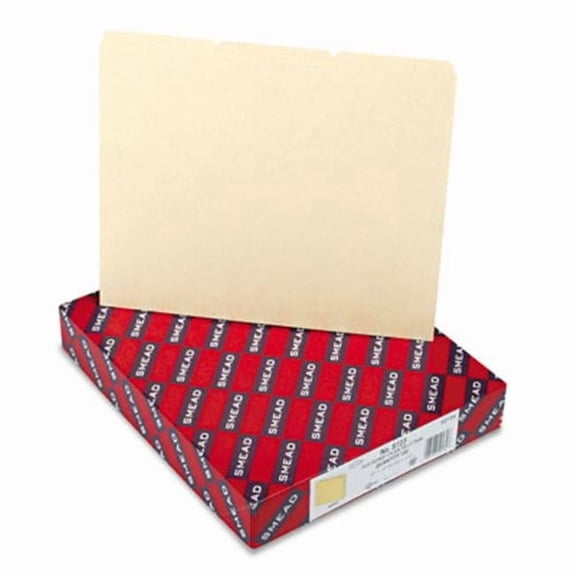 Recycled Tab File Guides  Blank  1/3 Tab  18 Point Manila  Letter  100 per Box