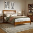 thumbnail image 1 of AFI Orleans Full Solid Wood Low Profile Sleigh Platform Bed in Light Toffee, 1 of 13