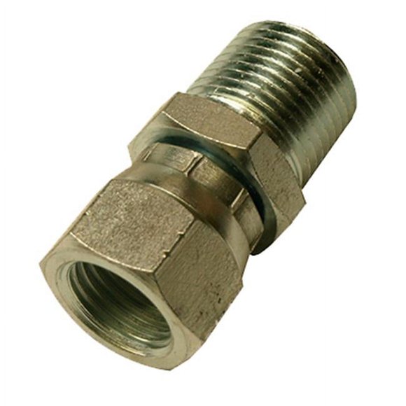 Apache 39039198 0.38 in. Male Pipe x 0.38 in. Female JIC Swivel Hydraulic Adapter