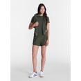 thumbnail image 2 of Avia Women's and Women's Plus Ribbed Ottoman Lounge Shorts, 4.25'' Inseam, Sizes XS-4X, 2 of 5