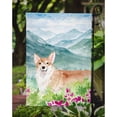 thumbnail image 3 of Carolines Treasures CK1981GF Mountian Flowers Corgi Flag Garden Size  Small multicolor, 3 of 3
