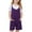 Purple A, variant on Loopsun Girls Summer Jumpsuits, Girls Summer Sleeveless Casual Romper Strap Shorts Jumpsuit with Pockets Army Green 7-8 Years