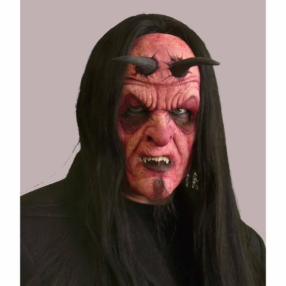 Devil Full-Face Foam Prosthetic Adult Halloween Accessory