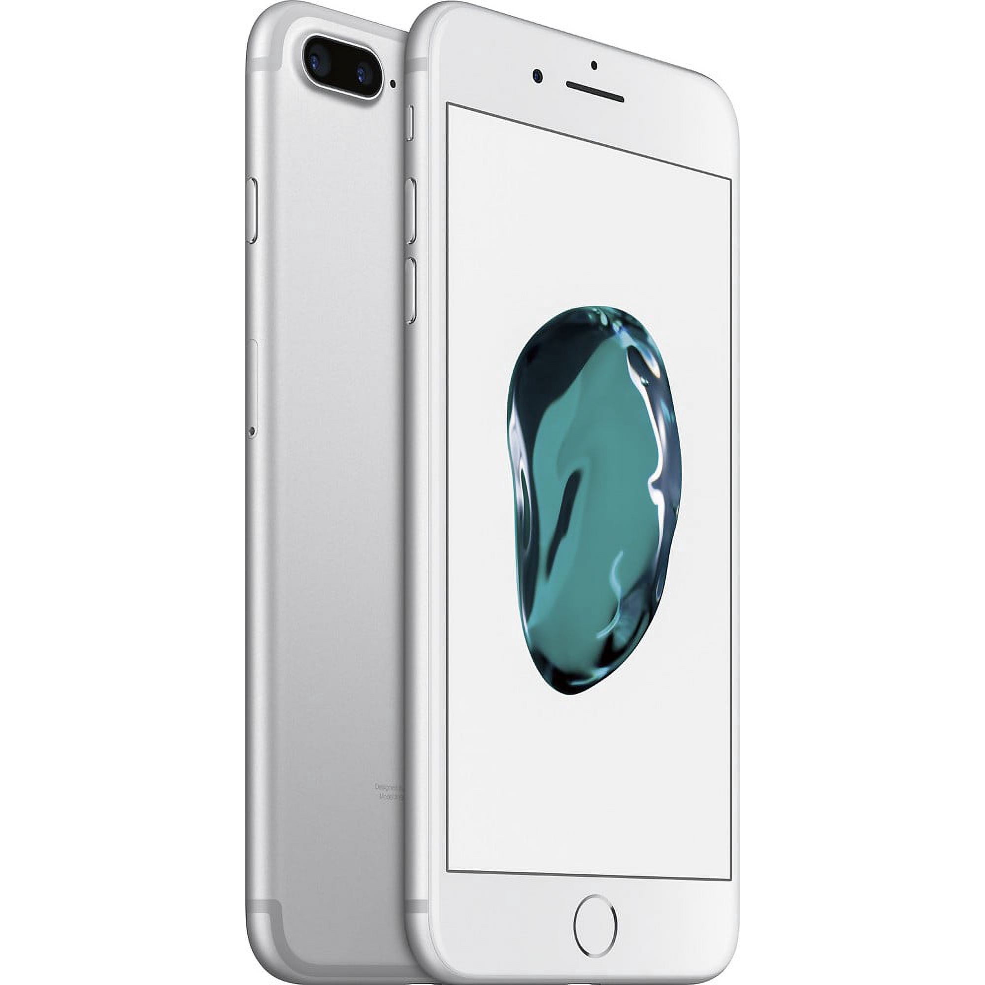 Restored Apple iPhone 7 Plus - Unlocked - 128GB Silver (Refurbished) thumbnail 2