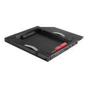 Vantec MRK-HC95A-BK SSD or HDD Aluminum Caddy for 9.5mm ODD Laptop Drive Bay, Black