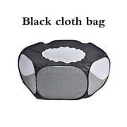 Indoor-Outdoor Pop Up Exercise Playpen Pet Tent Playground for Small, Medium, and Large Dogs and Cats - Black, 47.24 x 7.87 Inch