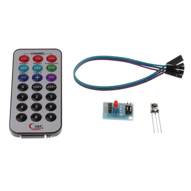 HX1838 VS1838 Conjunto de 3 Pedazos licencia de Infrarrojo + Receptor de telemando Inalámbrico DYNWAVEMX Kits de bricolaje Receptor infrarrojo IR