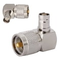 thumbnail image 4 of Adaptador BNC hembra a macho M, 2 piezas BNC hembra, adaptador BNC hembra en ángulo recto, conector BNC hembra a macho M en ángulo recto, calidad superior, 4 of 7