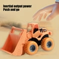 thumbnail image 4 of Construction Vehicle Set, Friction Powered Engineering Toys, Inertial Excavator Bulldozer, Mini Construction Models, Portable Work Vehicles, Educational Gift Set, 4 of 7