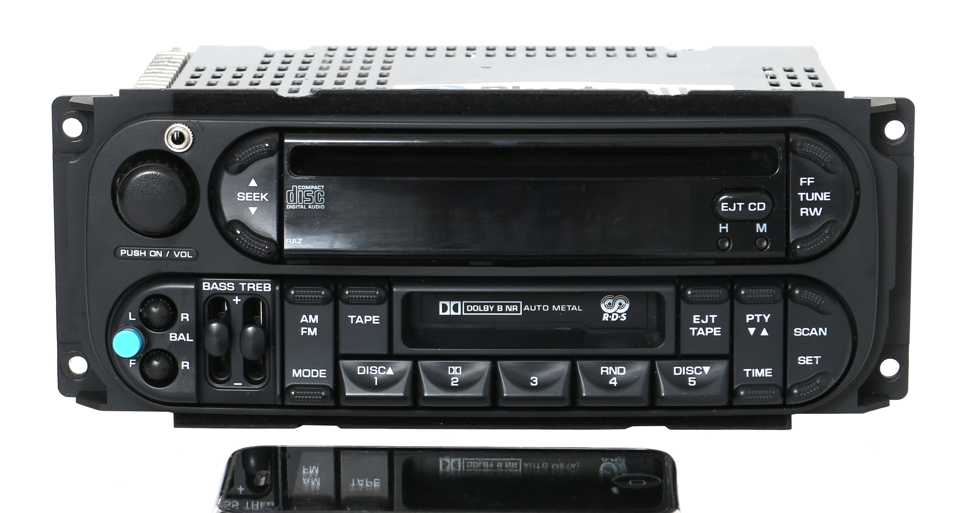 Restored 02-06 Chrysler Dodge Jeep Radio AMFM CD CS w Bluetooth Aux Input P05091605AC RAZ (Refurbished)