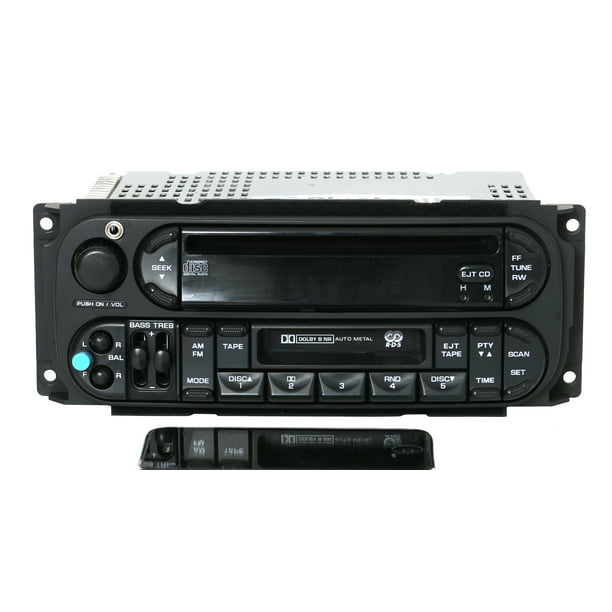 Restored 02-06 Chrysler Dodge Jeep Radio AMFM CD CS w Bluetooth Aux Input  P05091605AC RAZ (Refurbished) 