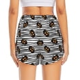 thumbnail image 3 of Picia Haloween Pumpkins Pattern Women's 2 in 1 Athletic Running Shorts High Waisted Workout Casual Gym Sweat Shorts with Comfy Liner Zipper Pockets-Medium, 3 of 9