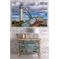 thumbnail image 3 of Guantanamo Bay, Cuba, Lighthouse and Broken Ship (36x54 Giclee Gallery Art Print, Vivid Textured Wall Decor), 3 of 3