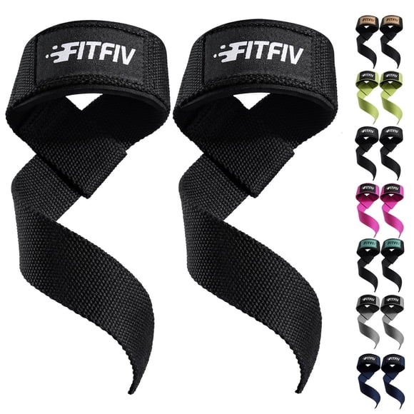 Correas de levantamiento FITFIV para levantamiento de pesas, gimnasio, entrenamiento de fuerza