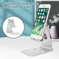 thumbnail image 2 of Support de Tablette de Bureau en Métal Support Extensible Pliable Support de Smartphones pour iPad Support Réglable Bureau en Aluminium Métal Support de Support Portable Support pour Téléphone et Tablette Noir, 2 of 8