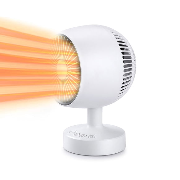 Amdohai Dual purpose heaters for domestic use, Portable Space Heater with Circulation Fan, 3 Heat and Fan Modes, Tip-over and Overheat Protections, Electric Heater for Bedroom Home Office
