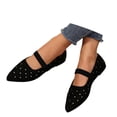 thumbnail image 2 of Fashion Pointed Toe Flat Slip On Casual Shoes With Rhinestone Comfortable Loafers, 2 of 6