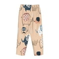thumbnail image 5 of Bingfone Pajamas For Women,Cute Ink Drawn Elephants Pajama Pants With Pockets-Small, 5 of 9