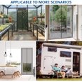thumbnail image 5 of Puerta mosquitera magnética, puertas mosquiteras de alta resistencia para puertas delanteras y traseras individuales, manos libres, circulación de aire fresco, fácil instalación y desmontable para, 5 of 5