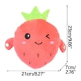 thumbnail image 3 of 2Pcs Soft Sensory Plush Toys, Musical Banana and Strawberry Shape Touch Activated Baby Gift, 3 of 9