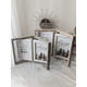 thumbnail image 1 of Marco de fotos de mesa giratorio de madera de doble cara de 5, 6 y 7 pulgadas, 1 of 5
