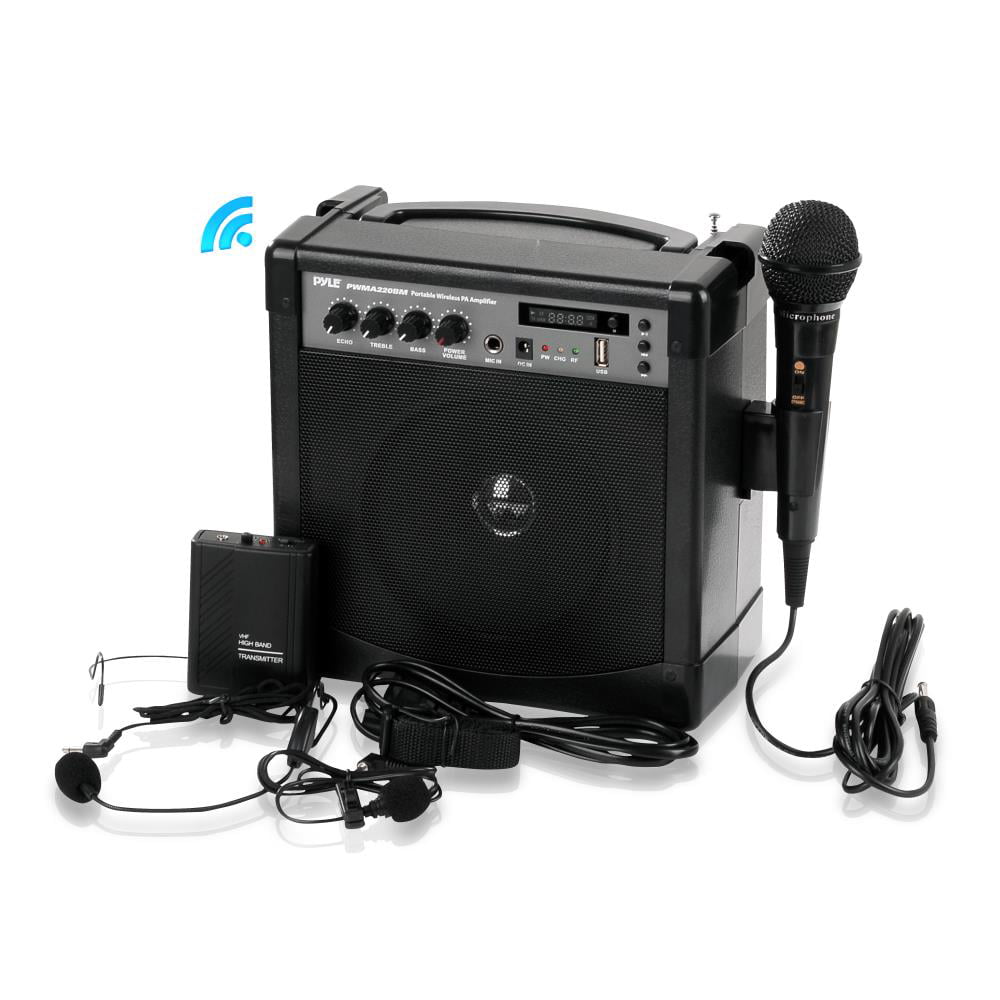 Bluetooth Wireless Streaming, Sound Around Pyle Portable Karaoke System