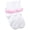 White/Pink, variant on Jefferies Socks Girls Tutu Lace Ruffle Trim Turn Cuff Socks 1 Pair Pack