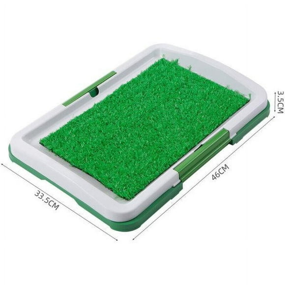 Green 46cm*35cm*5cm three layers lawn dog toilet pet pad indoor comfortable simple dog toilet